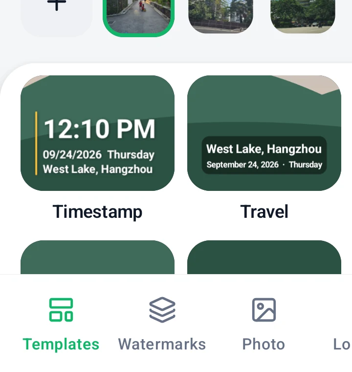 List of the 11 templates