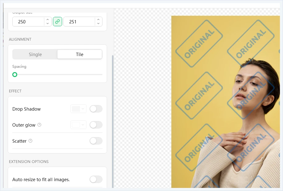 Tiled image